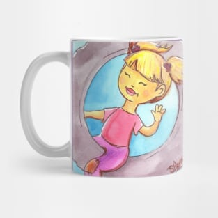 Girl on the tire swing Mug